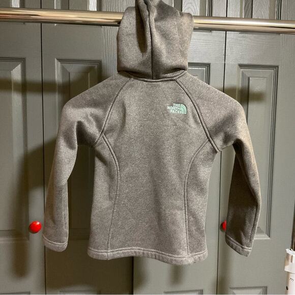 NORTH FACE Girls' Banderitas Full-Zip Jacket XS 6 Grey Heather - Picture 5 of 11